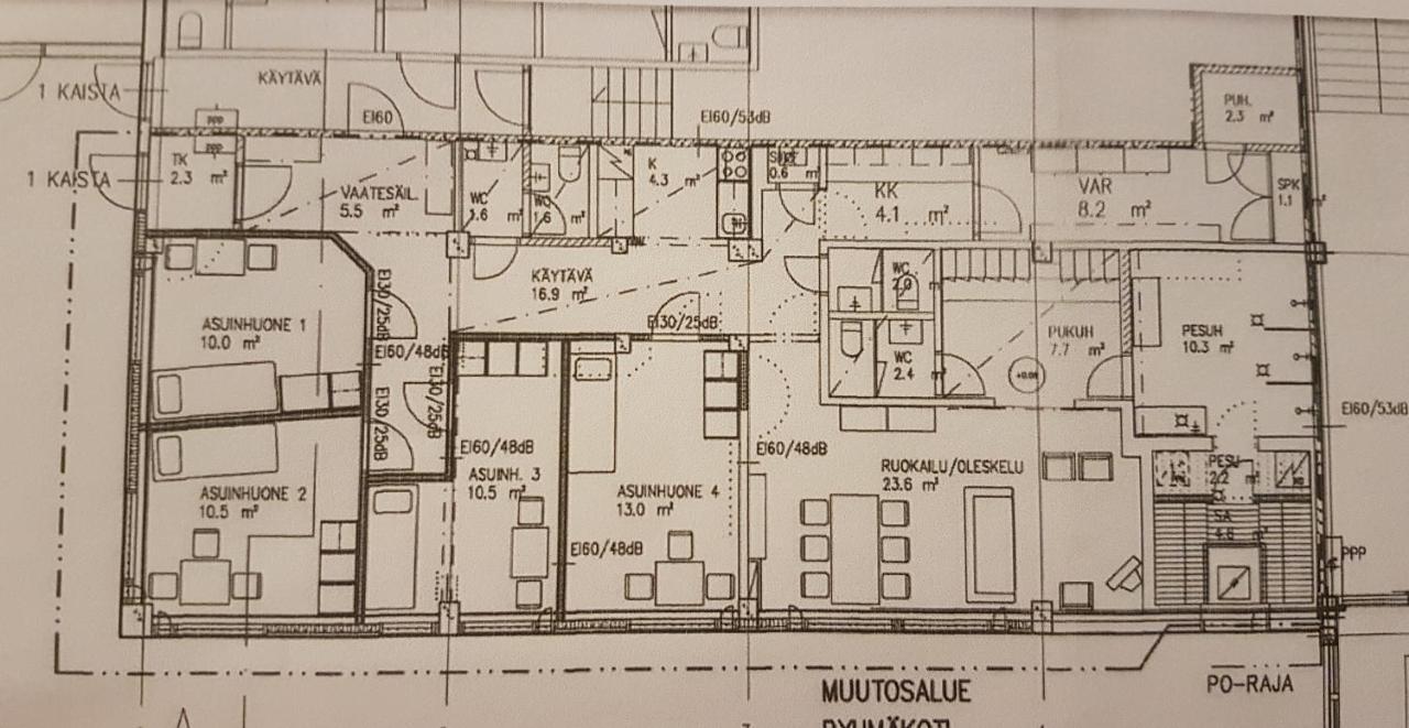 شقة Nat, Asunto Laehellae Kaikkea Kemijärvi المظهر الخارجي الصورة